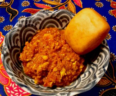 chilli crab fried mantou